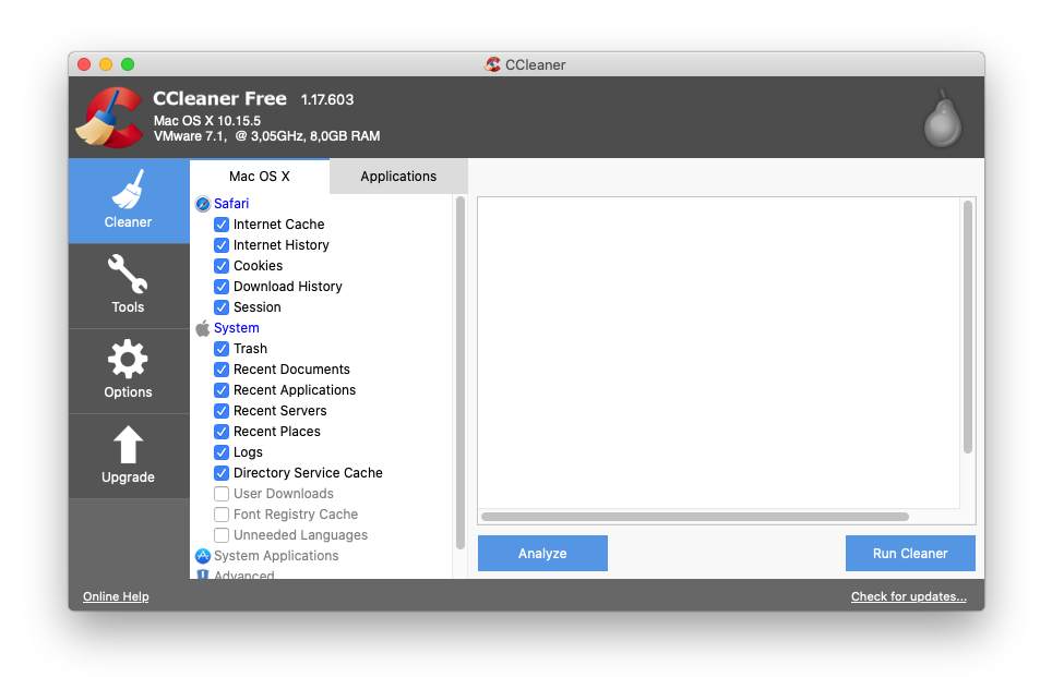 a good cleaner for mac os 10.11.6